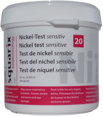 NICKEL Test sensitiv