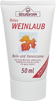 GESUNDFORM rotes Weinlaub Creme