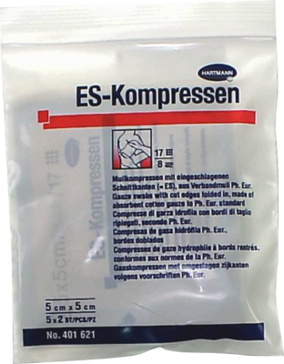 ES-KOMPRESSEN steril 5x5 cm 8fach