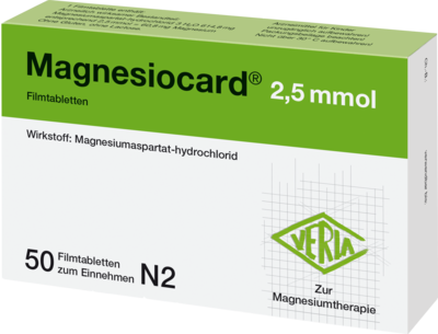 MAGNESIOCARD 2,5 mmol Filmtabletten