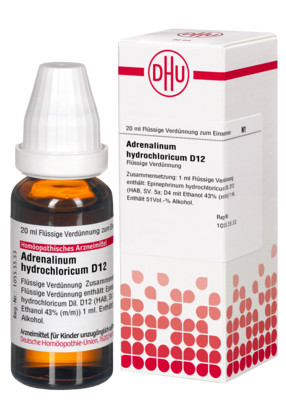 ADRENALINUM HYDROCHLORICUM D 12 Dilution