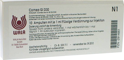 CORNEA GL D 30 Ampullen