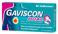 GAVISCON Dual 250mg/106,5mg/187,5mg Kautabletten