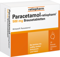 PARACETAMOL-ratiopharm 500 mg Brausetabletten