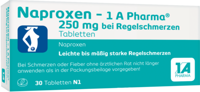 NAPROXEN-1A Pharma 250 mg b.Regelschmerzen Tabl.