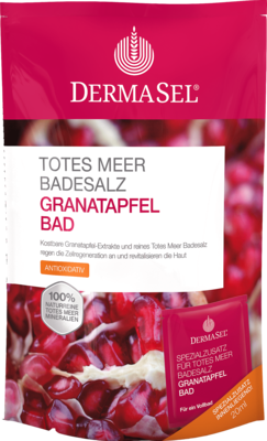 DERMASEL Totes Meer Badesalz+Granatapfel SPA