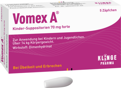 VOMEX A Kinder-Suppositorien 70 mg forte