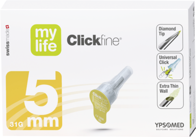 MYLIFE Clickfine Pen-Nadeln 5 mm 31 G