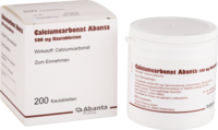 CALCIUMCARBONAT ABANTA 500 mg Kautabletten