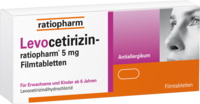 LEVOCETIRIZIN-ratiopharm 5 mg Filmtabletten