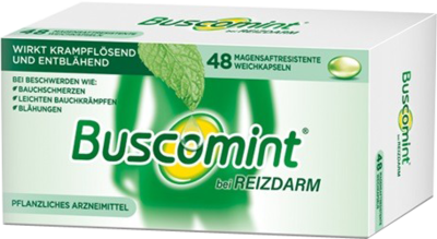 BUSCOMINT bei Reizdarm 0,2 ml magensaftr.Weichkps.