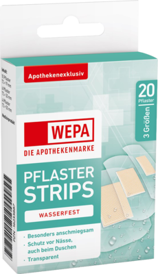 WEPA Pflasterstrips wasserfest 3 Größen