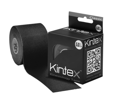 KINTEX Kinesiologie Tape classic 5 cmx5 m schwarz