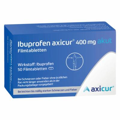 IBUPROFEN axicur 400 mg akut Filmtabletten